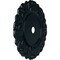 Ekena Millwork Angel Ceiling Medallion (Fits Canopies up to 15 3/4"), 32 1/4"OD x 3 5/8"ID x 1 1/8"P, Night Shade CM32ANNSF - alternate 5